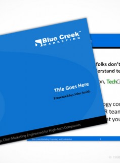 BlueCreek Marketing Template