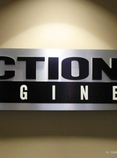 Action Engine Wall Sign