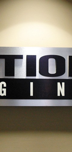 Action Engine Wall Sign